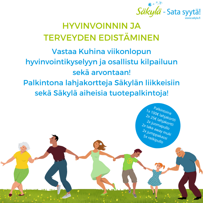Kysely Hyvinvoinnin Ja Terveyden Edist minen S kyl Kysely Hyvinvoinnin Ja Terveyden Edist minen S kyl